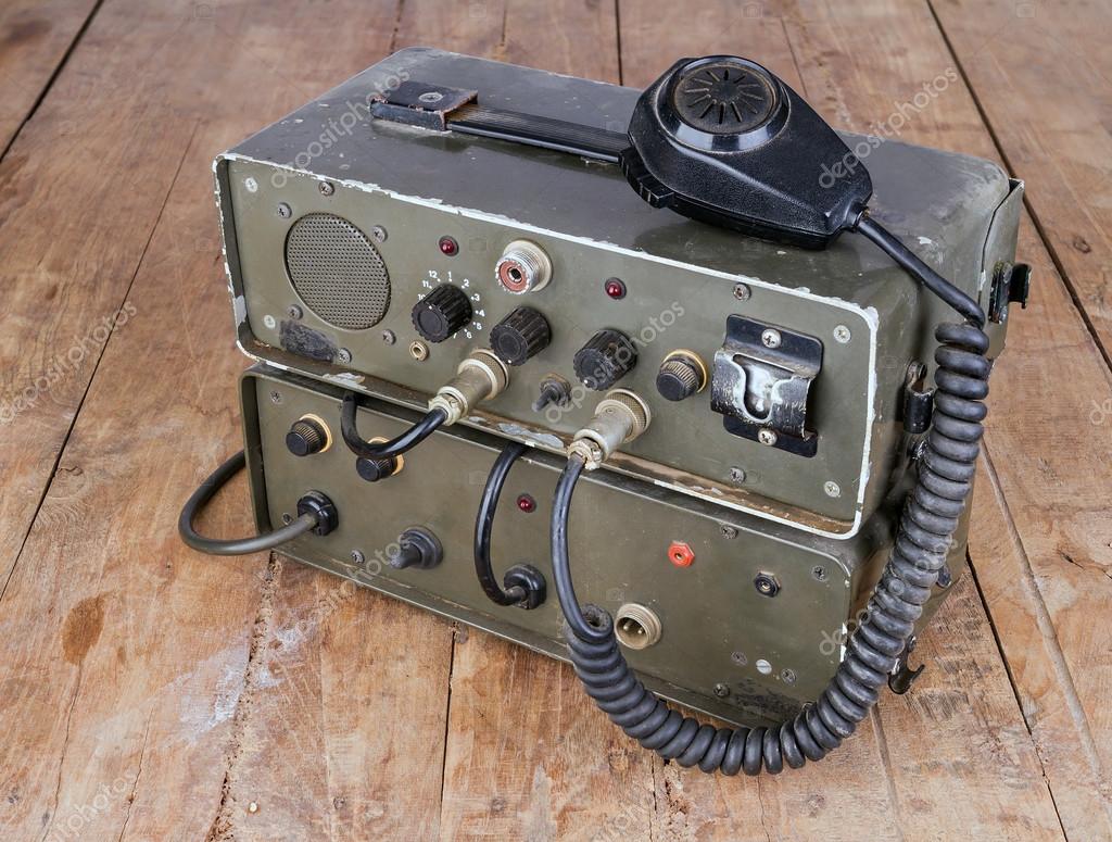 Transcetores de rádio na estação